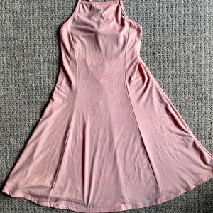 Pink mid thigh dress